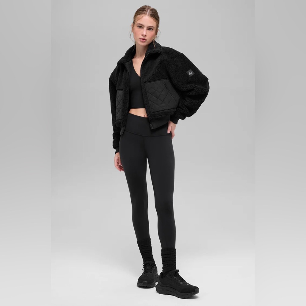 Alo Sherpa Edge Bomber Black